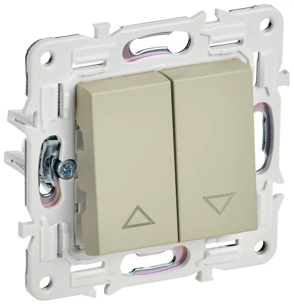 Выключатель жалюзи IEK SKANDY 10А SK-V12B SK-V15-0-10-K10