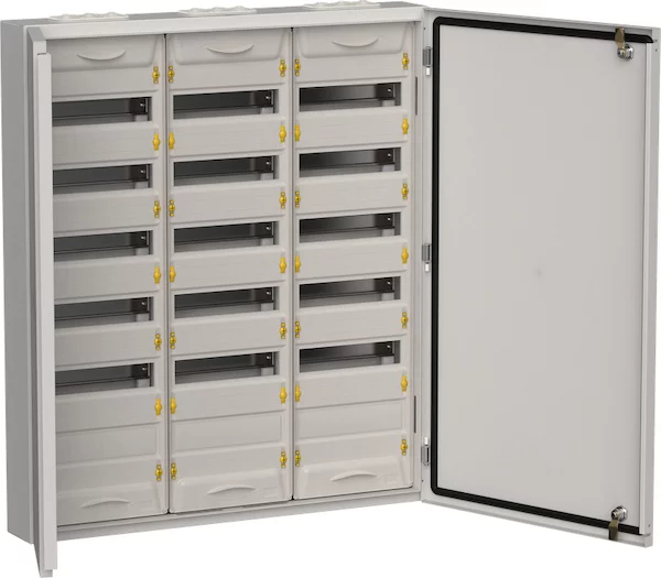 Корпус металлический IEK TITAN 5 ЩРн-216 (3х72) IP54 TI5-50-N-3X072-54-7035 
