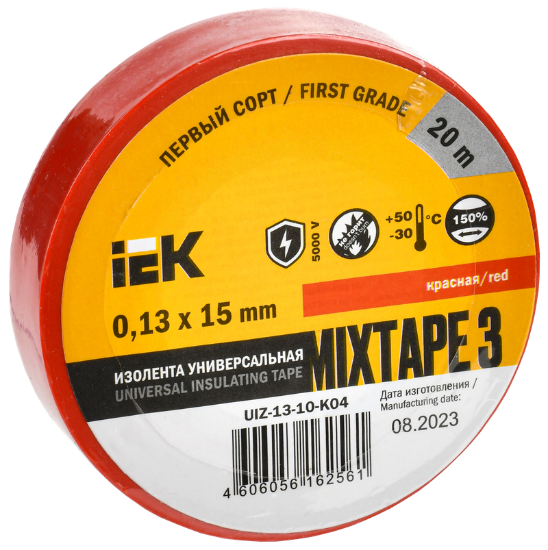 Изолента IEK MIXTAPE 3 UIZ-13-10-K04 