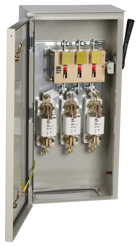 Ящик с рубильником и предохранителями ЯРП-400А У1 IP54 IEK YARP-400-74-54