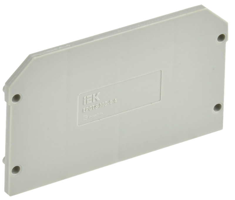 Заглушка для колодки клеммной IEK CTS-MC 4 4мм2 YCT12-00-4-K03-004-ZGL