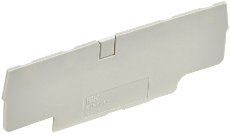Заглушка для колодки клеммной IEK CP-MC 4 4мм2 YCT22-00-4-K03-004-ZGL