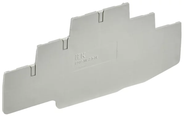 Заглушка для колодки клеммной IEK CP-ML 2,5мм2 YCT23-00-3-K03-002-ZGL