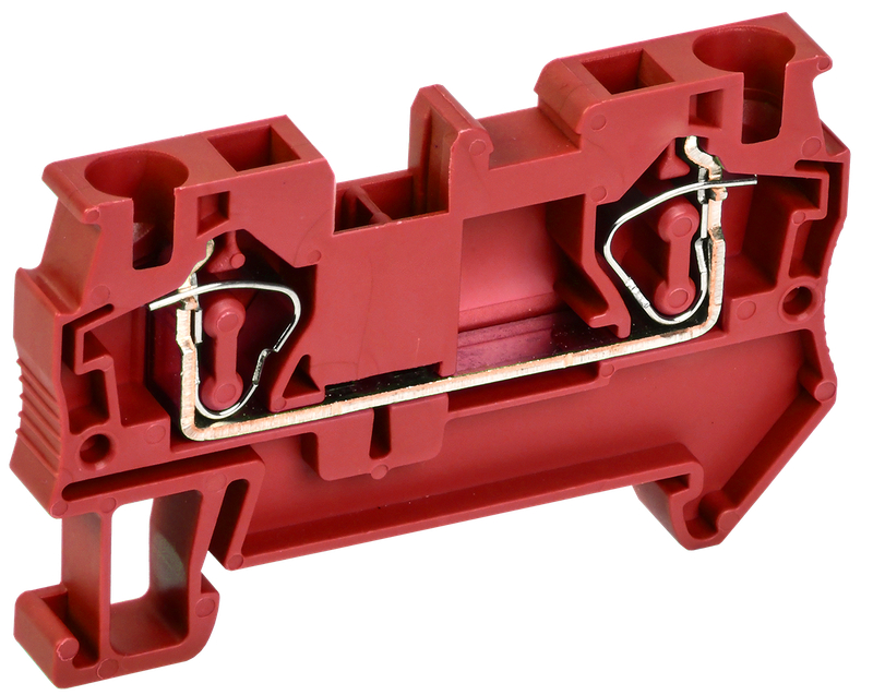Клемма пружинная КПИ 2в-4 41А красная IEK YZN11-004-K04