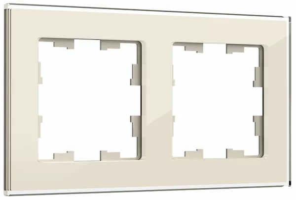 Рамка 2 -местная IEK BRITE РУ-2-2-БрВа BR-M22-G-K10