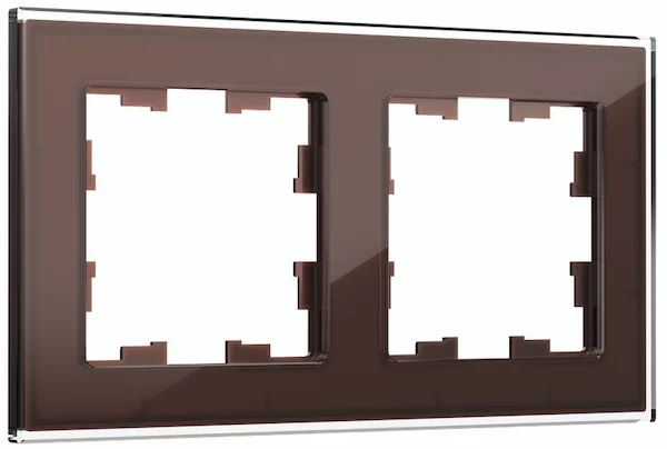 Рамка 2 -местная IEK BRITE РУ-2-2-БрТБ BR-M22-G-K45