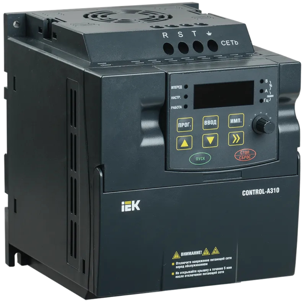 Преобразователь частоты IEK CONTROL-A310 380В, 3Ф 2,2 kW 5,1A