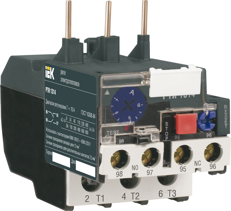 Реле IEK РТИ-1316 9-13А DRT10-0009-0013