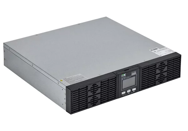 ИБП однофазный онлайн 3кВА/3кВт 2U LCD дисплей 72VDC 6xC13 c АКБ 6х7AH USB EPO RS232 SNMP слот Rack/Tower ITK ELECTRA OR EOR-0003KVA-1-006