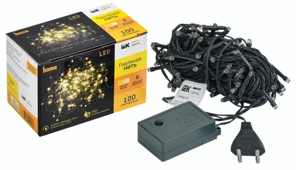 Гирлянда IEK LGDB110-1-100-10-G-S-20