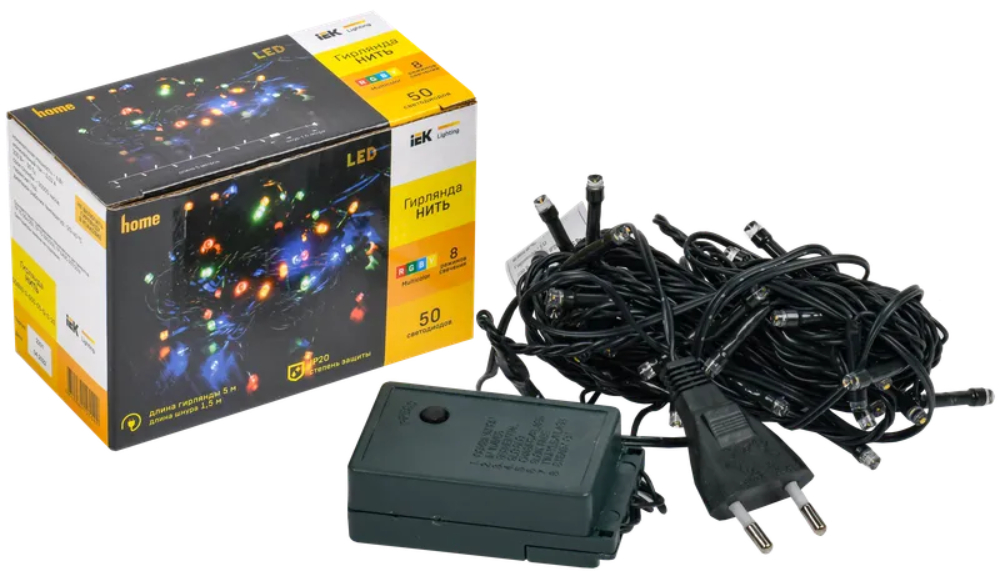 Гирлянда IEK LGDB110-3-050-05-G-S-20