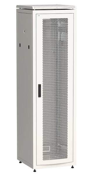 Шкаф сетевой 19" 33U 600х800мм перфорированная передняя дверь серый ITK LINEA N LN35-33U68-P