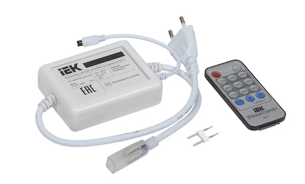 Контроллер с ПДУ ИК MONO 1 канал 220В 3А 360Вт IEK LSC1-MONO-360-IR-20-220-B