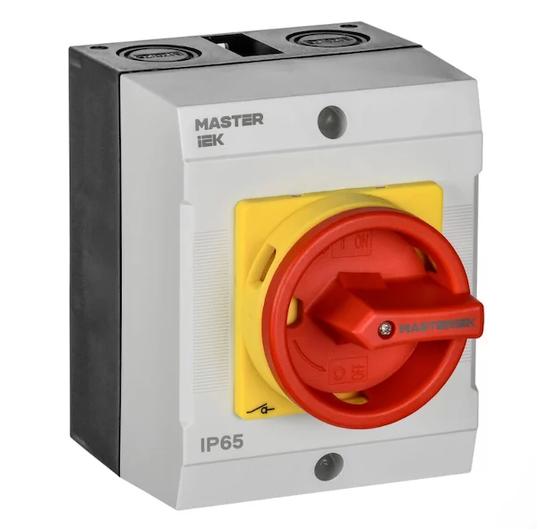 Перекл. кулачк. в боксе закр. рук. кр. 10А сх. 10 MASTER IEK MI-CS22-010-010