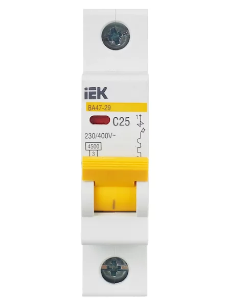 Автоматический выключатель IEK ВА47-29 1P C MVA20-1-025-C