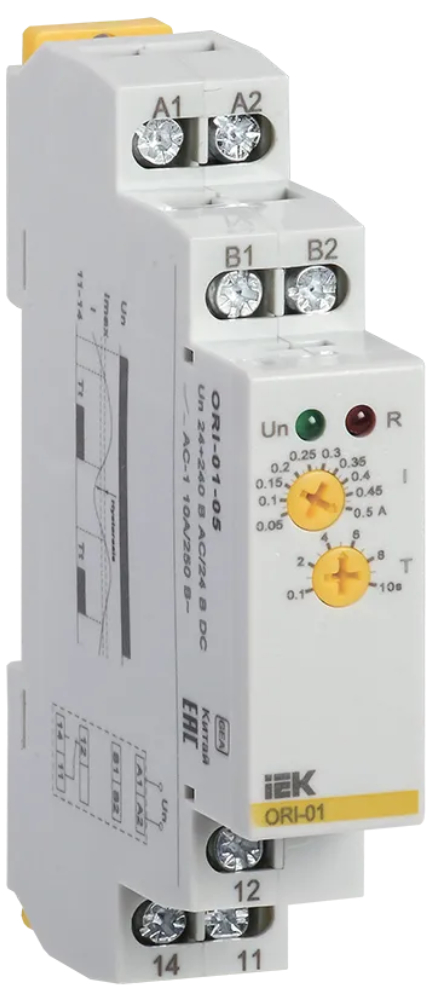 Реле тока IEK ORI 0,05-0,5А 24-240В AC/24В DC
