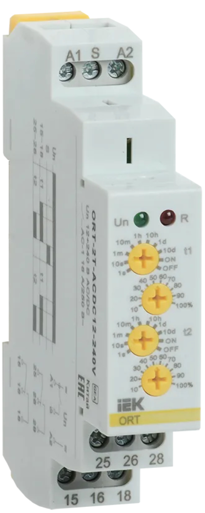 Реле времени IEK ORT 2 12-240В AC/DC