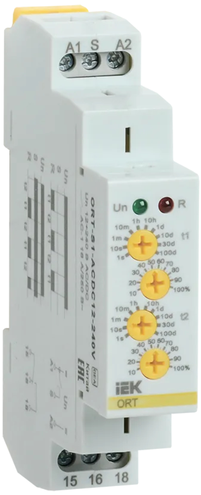 Реле циклическое IEK ORT 1 12-240В AC/DC