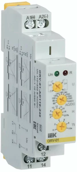 Реле напряжения IEK ORV 110-240В AC/DC