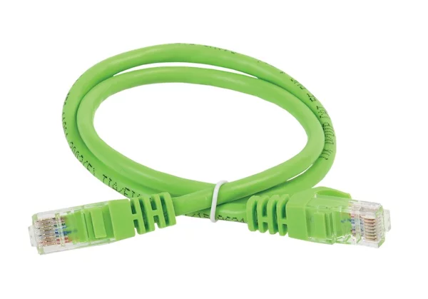 Коммутационный шнур (патч-корд), кат.5Е UTP, 0,5м, зеленый ITK PC02-C5EU-05M