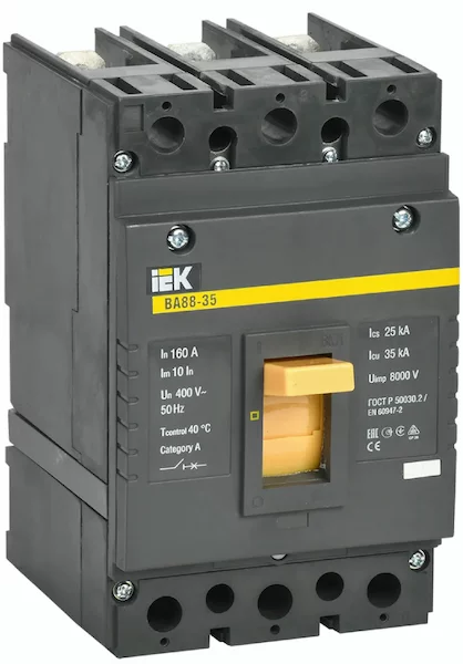 Выключатель автоматический IEK ВА88-35 3Р 160А 35кА