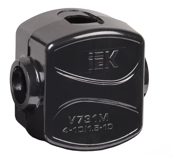 Зажим кабельный ответвительный У-731М (4-10/1,5-10мм2) IP20 IEK UKZ-ZO-731M