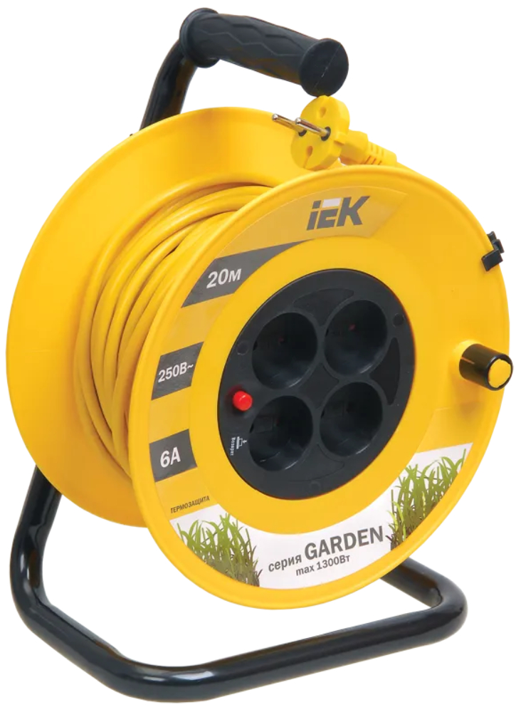 Катушка IEK УК20 2P/20м 2х0,75мм2 Garden