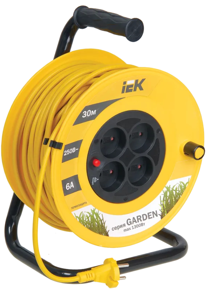 Катушка IEK УК30 2P/30м 2х0,75мм2 Garden