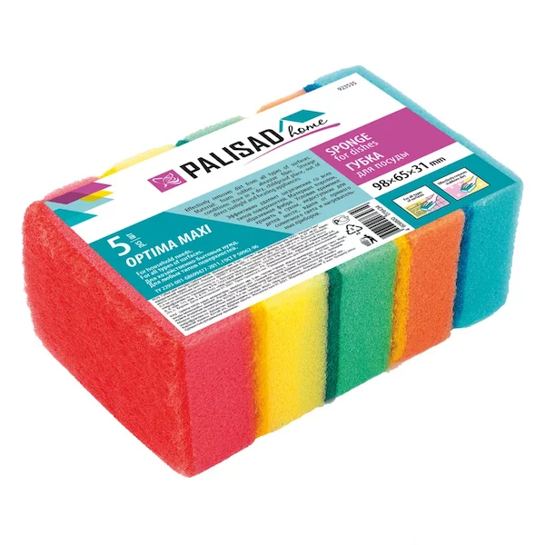 Губки для посуды Optima MAXI Home Palisad 923535