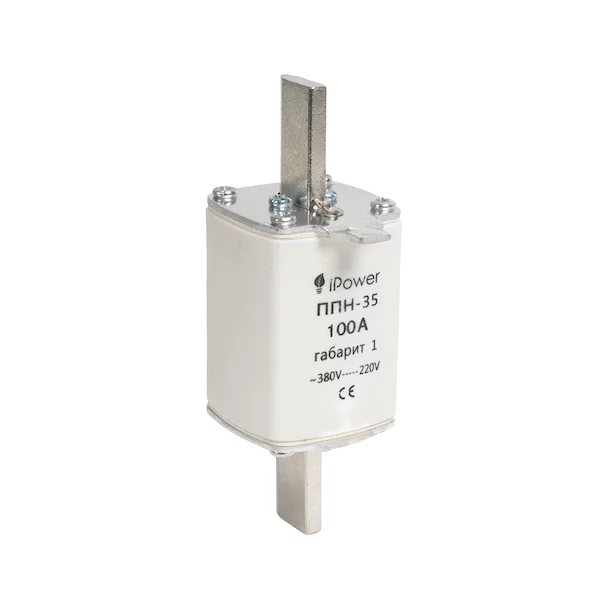 Предохранитель плавкий iPower ППН-35 100А габарит 1 PPN-35 (100A)1