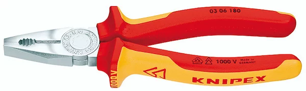 Плоскогубцы комбинированные KNIPEX 03 06 160 SB
