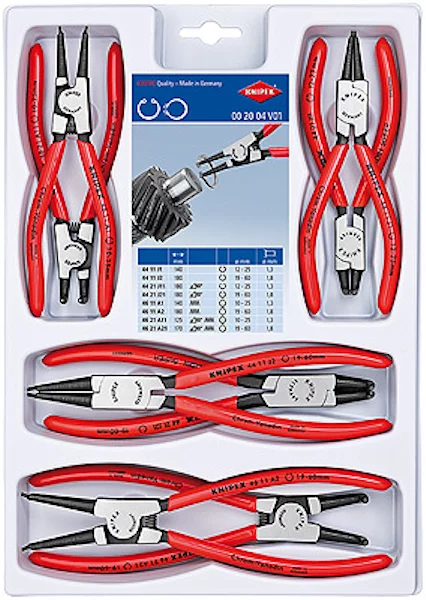 Комплект щипцов KNIPEX 00 20 04 V01