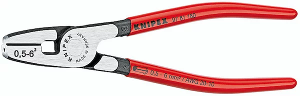 Инструмент для обжима контактных гильз KNIPEX 97 81 180