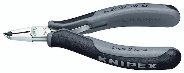 Кусачки торцевые KNIPEX 64 62 120 ESD