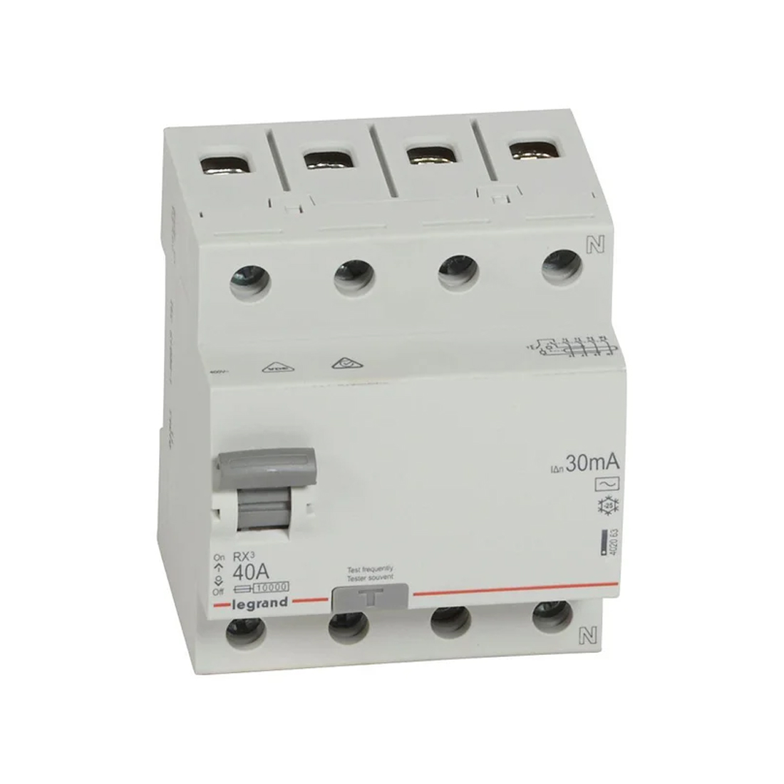 ВДТ Legrand 4П 40А АC RX3 30мA 402063