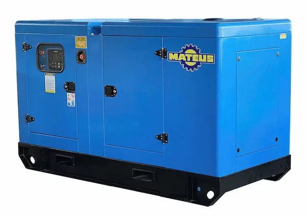 Генератор дизельный в тихом кожухе Mateus MS01311 50kW/62,5kVa (без аккумулятора)