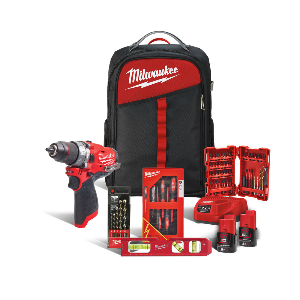 Дрель-шуруповерт Milwaukee M12 FPD-202BH