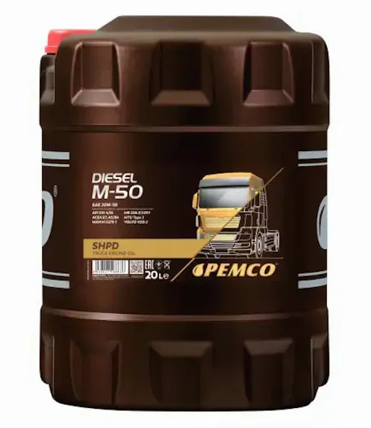 Масло моторное минеральное PEMCO PM0702-20