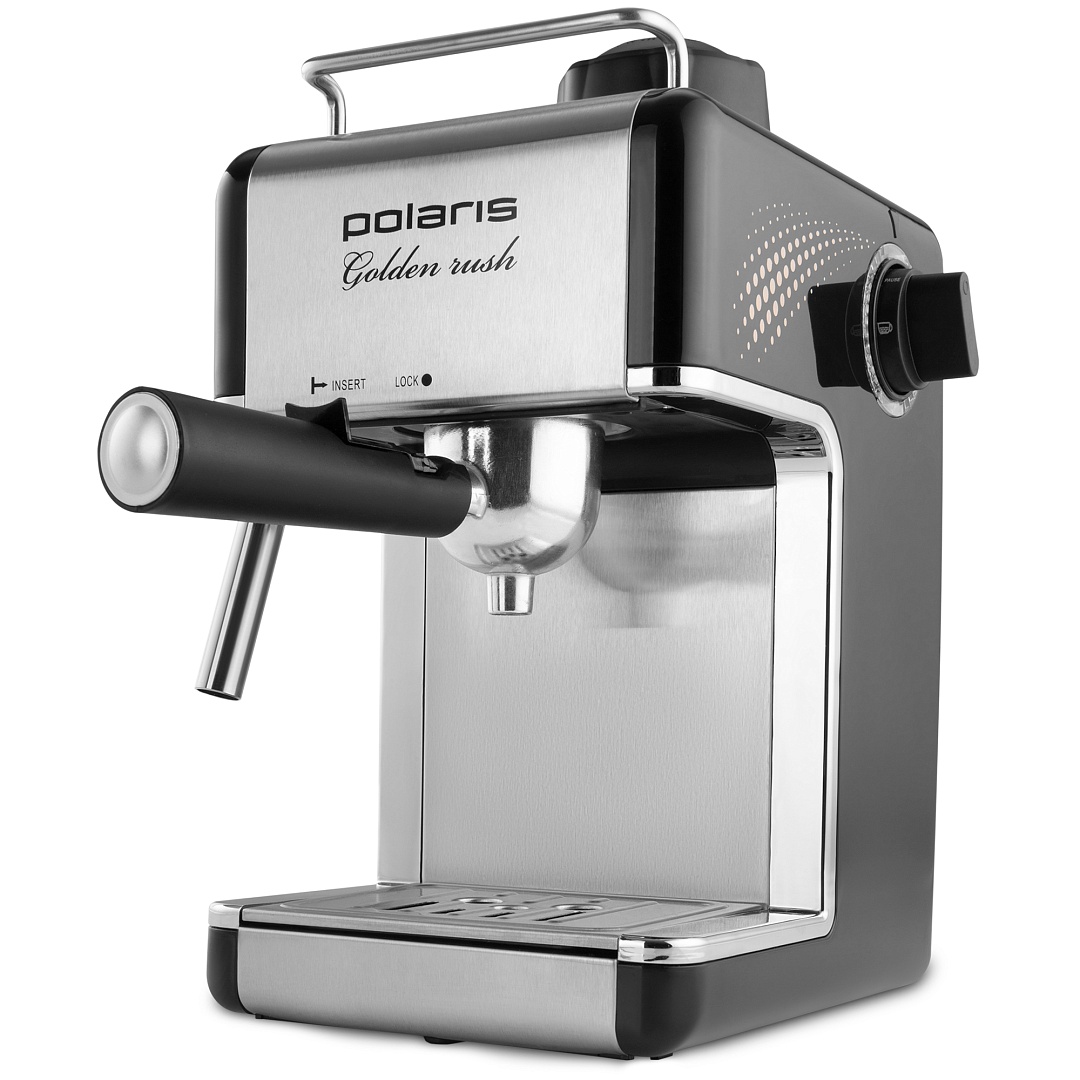 Кофеварка Polaris Golden Rush Экспрессо PCM 4006A, черный