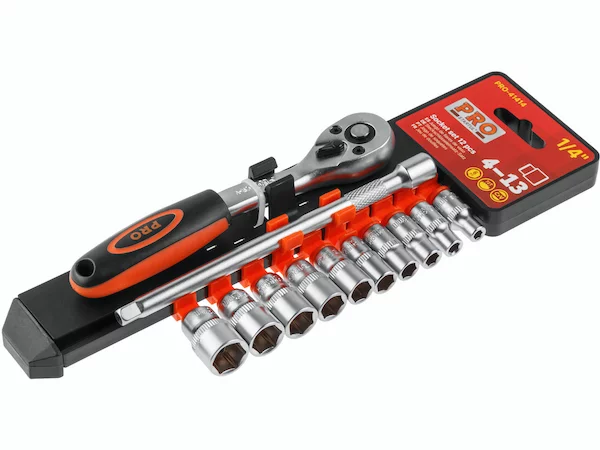 Набор головок 1/4" 4-13мм 12предм. PRO STARTUL (PRO-41414)
