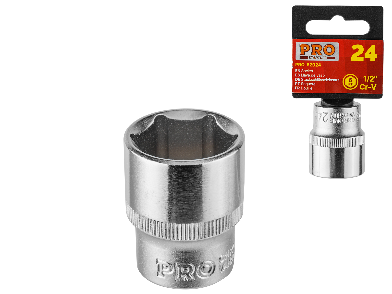 Головка 1/2" 24мм 6гр. PRO STARTUL (PRO-52024)