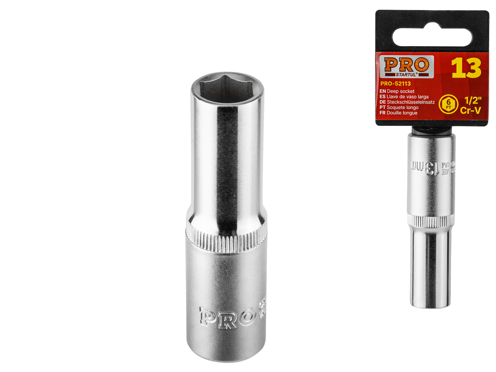 Головка 1/2" 10мм 6гр. глубокая PRO STARTUL (PRO-52110)