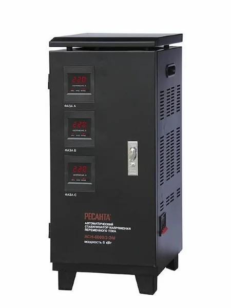 Стабилизатор Ресанта АСН-6000/3-ЭМ