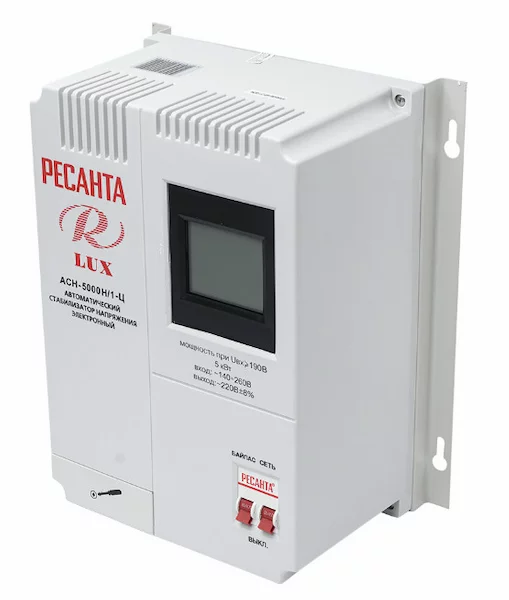 Стабилизатор Ресанта АСН-5000 Н/1-Ц LUX