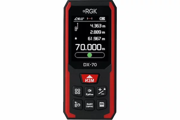 Лазерный дальномер RGK DX-70 723375