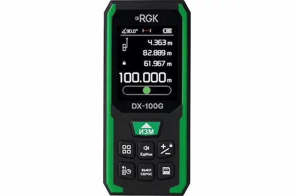 Лазерный дальномер RGK DX-100G 723412