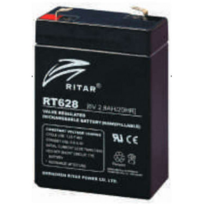 Аккумулятор Ritar 6V 2.8Ah (RT628)