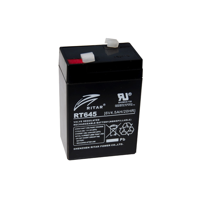 Аккумулятор Ritar 6V 4.5Ah (RT645)