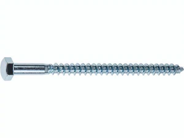 Шуруп 10х100 мм шестигр. головка, цинк, DIN 571 (50 шт в карт. уп.) STARFIX
