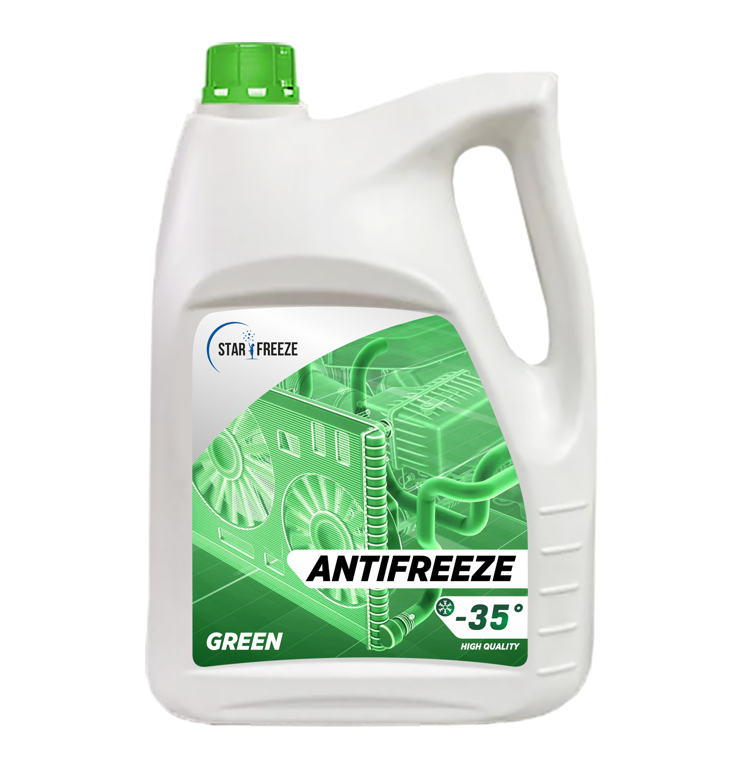 Антифриз StarFreeze SF35402 4кг (-35) зеленый